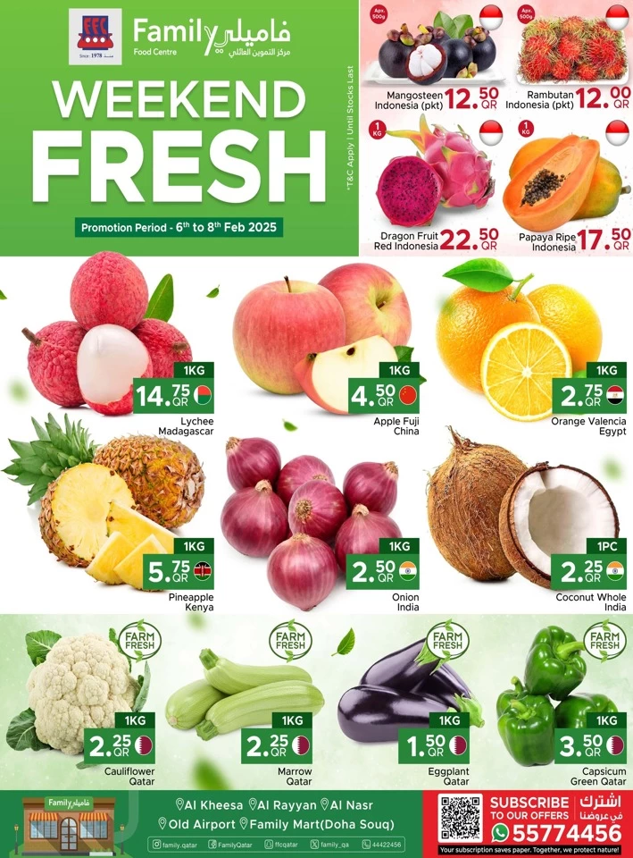 Weekend Fresh 6-8 February 2025