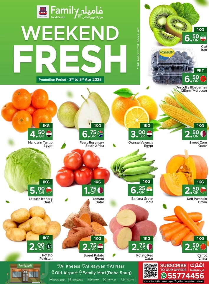 Weekend Fresh 3-5 April 2025