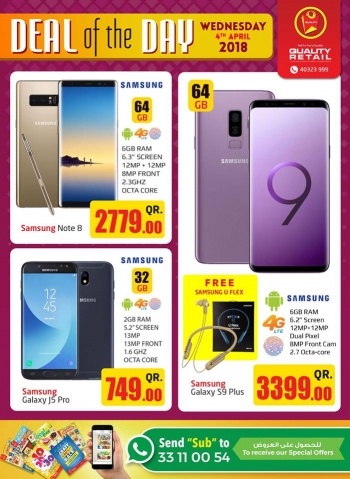 Quality Retail Deal Of The Day 04 April