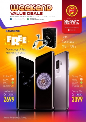 Quality Retail Weekend Value Deals