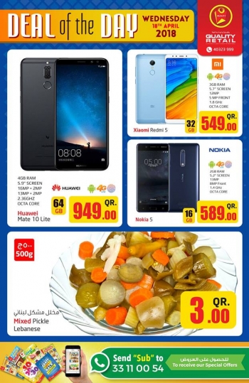 Quality Retail Deal Of The Day 18 April