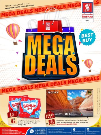 Safari Mega Deals from 26 January