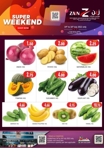 Zain Weekend Deal 14-16 July 2022