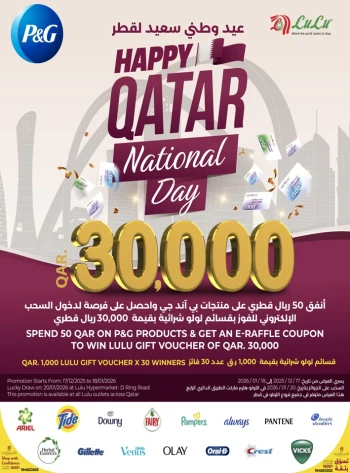 Happy Qatar National Day Promotion