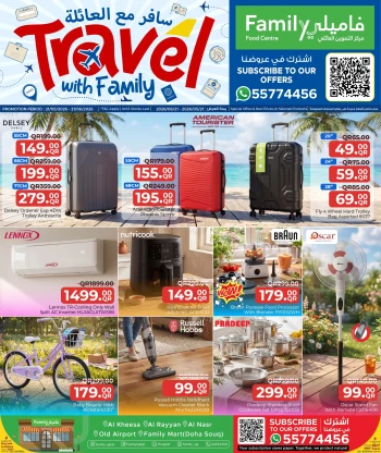 Family Food Travel with Family Offer